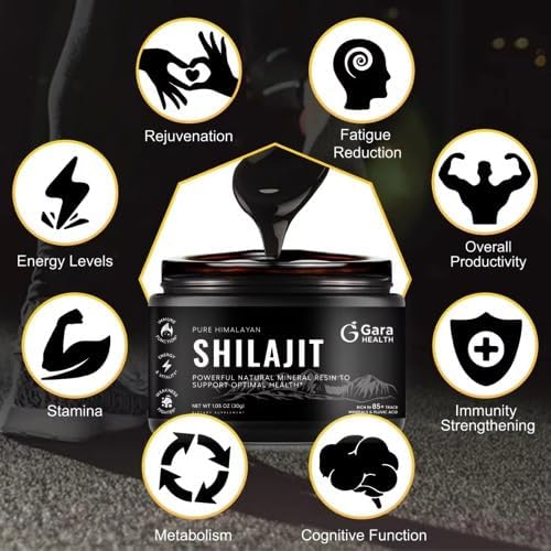 Miniatura 4 de Resina Shilajit del Himalaya, 1.06 oz, resina natural rica en minerales, calidad premium, empaquetada en tarro de vidrio