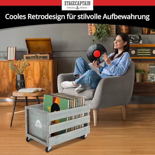Caja para discos Stagecaptain SPK-100 GY que evita fundas dobladas gris 5