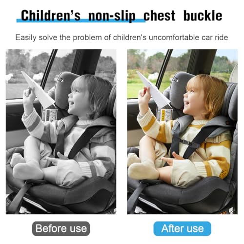 Abschnallschutz Kindersitz 2 Stück Gurtsicherung Kindersitz Autositz Brustgurt Clip Kindersicherheitsgurt Schnalle Gurt für Autositze Kinderwagen Kinderhochstühle Fahrradsitze