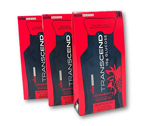 Strawberry Glucose Gels in 3-Packs by Transcend (3)