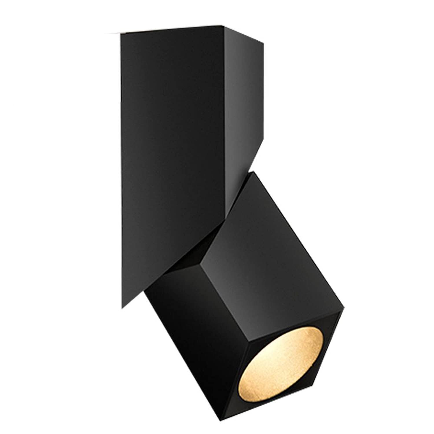 Indoor 12W LED Spotlight Adjustable Ceiling Light / Surface Mounted Spotlights / 3000K COB Warm White / LED Ceiling Light Rotatable Aluminum