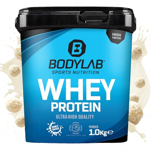 Bodylab24 Whey Protein Pulver, Kokos Sahnecreme, 1kg