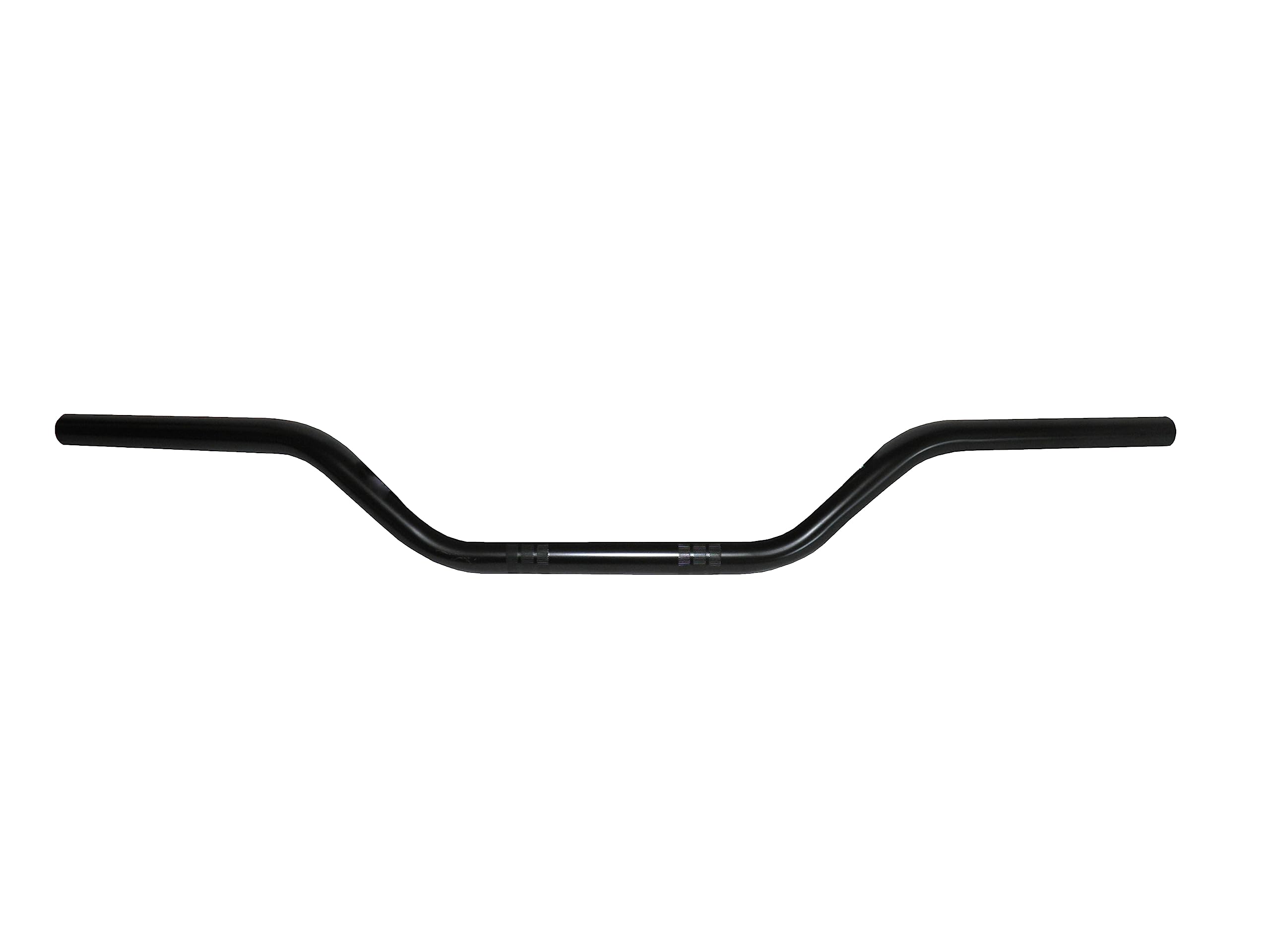 Manubrio Accossato nero in acciaio per Honda XL 700 V Transalp del 2008 (CC 700), diametro 22 mm, altezza alta