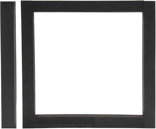 RecPro 14" x 14" Universal RV Roof Air Conditioner Gasket | Closed Cell Foam Seal for AC Install | Adhesive Backing