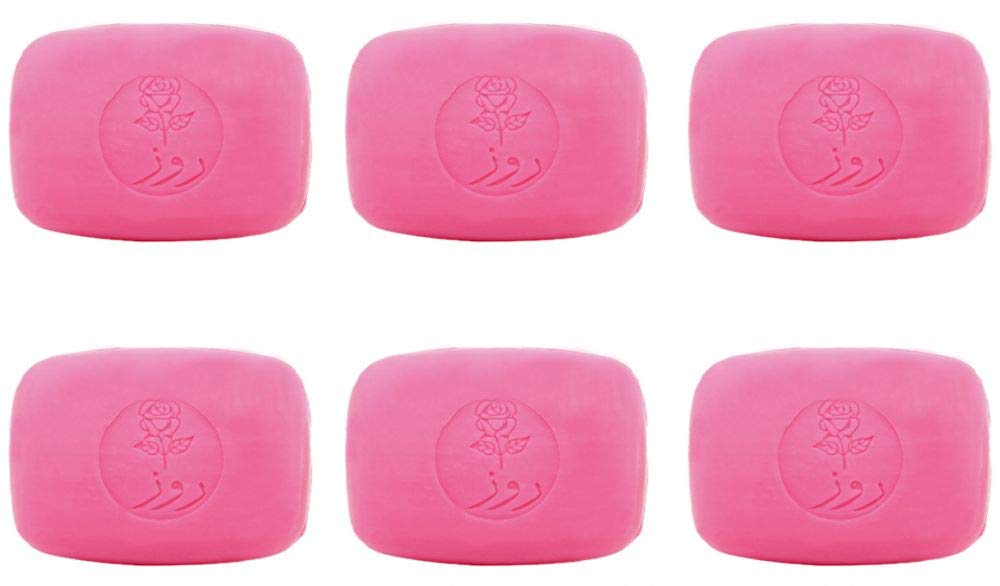Rose Soap Set of 6, 130 g
