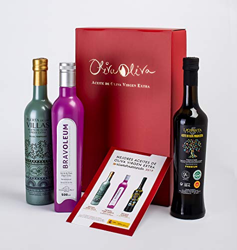 3 Mejores Aceites Virgen Extra de España 2019: Bravoleum | Puerta de las Villas | La Quinta Esencia Picual