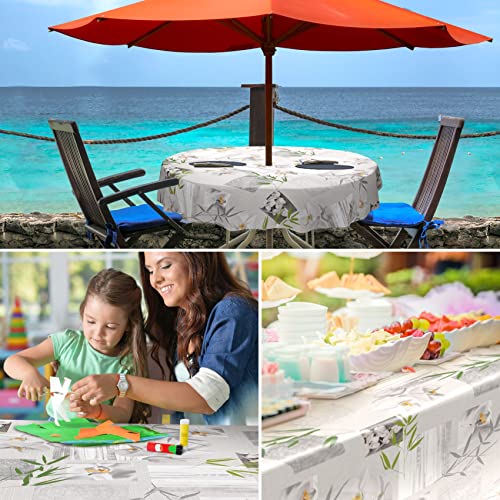 Washable Oilcloth Tablecloth 120 x 140 cm Cutting Edge Orchid Spa Easy-care, 55.1 x 47.2 inch (Rectangular) - Image 4