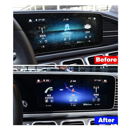 Film protecteur d'écran LCD Benz E200 E220 pour trajets sans reflets - 3