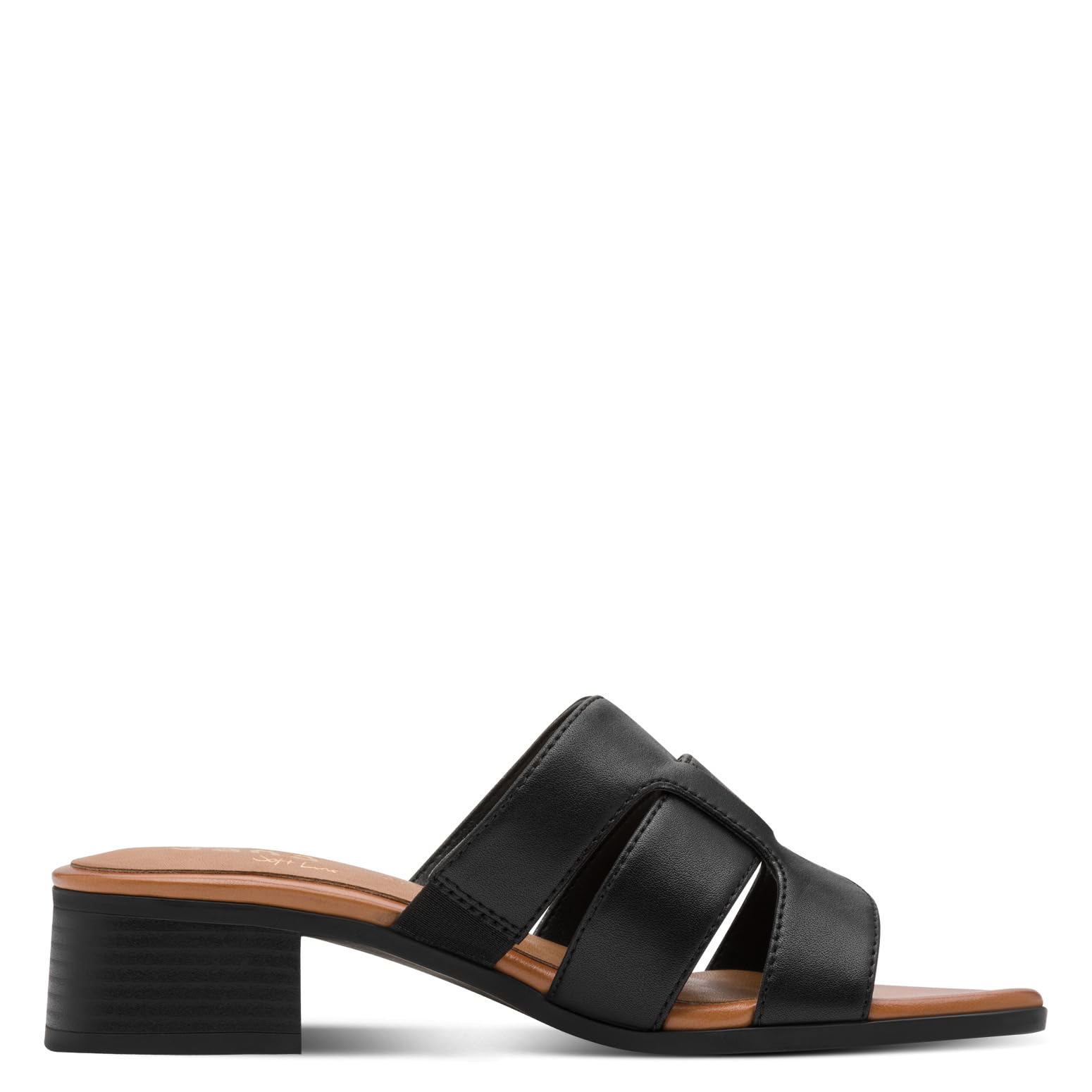 Jana Softline Leather Mule Heel 8-27766-46 Sandalia con talónMujer