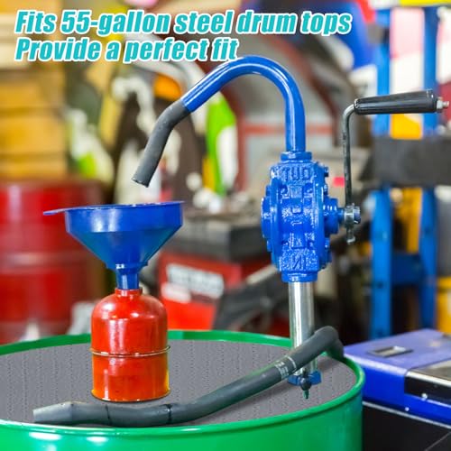 Image of Drum Top Absorbent Pads for 55 Gallon Barrel 15 Pcs, Water Absorbent Mat Oil Spill Mat for Oil-Based & Water Based Fluids Oil Absorbent Mat