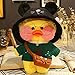 Bolukets Gelbe Ente Plüschpuppe Korean Netred Trägt Hyaluronsäure Kleine Gelbe Ente Puppe Lalafanfan Enten Plüsch weiches Spielzeug Geburtstagsgeschenk 30cm