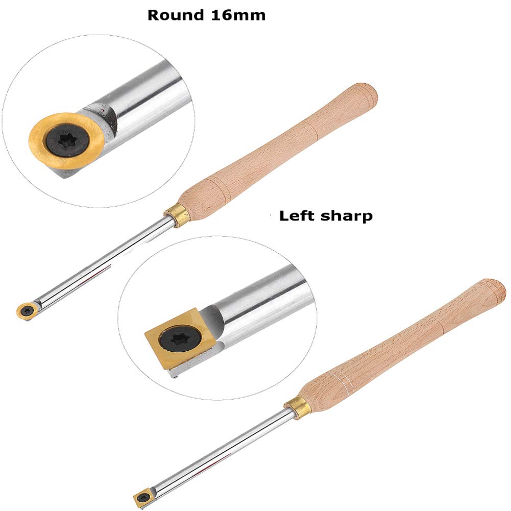 Scalpelli da Legno Professionali Fresa con Inserto in carburo di tungsteno Rivestita in Titanio for hobbisti del Legno, Fai da Te o falegnami