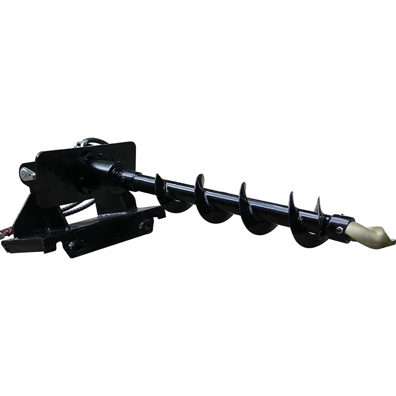 Mini Skid Steer Loader Auger Heavy Duty Attachment 36.22 inch Long Auger 1.18 inch Connection Shaft USA Stock