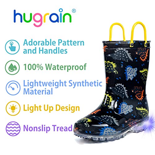 Image of HugRain Light Up Rain Boots for Little Kids