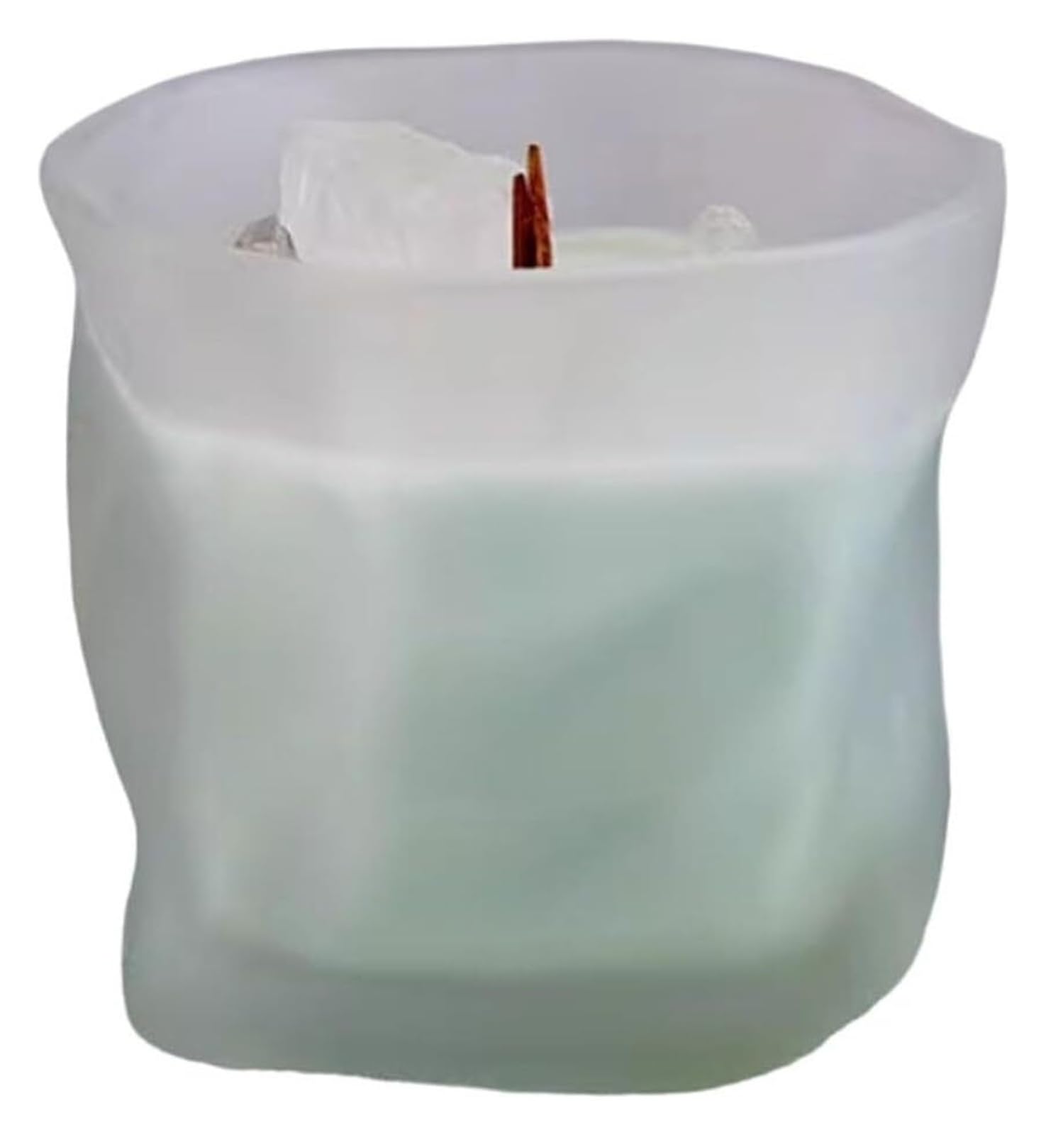 Scented Candle, Glass Candle Soy Wax Essential Oils Aromatherapy Home Relaxation Spa Multicolor Reusable(White Peach Oolong)