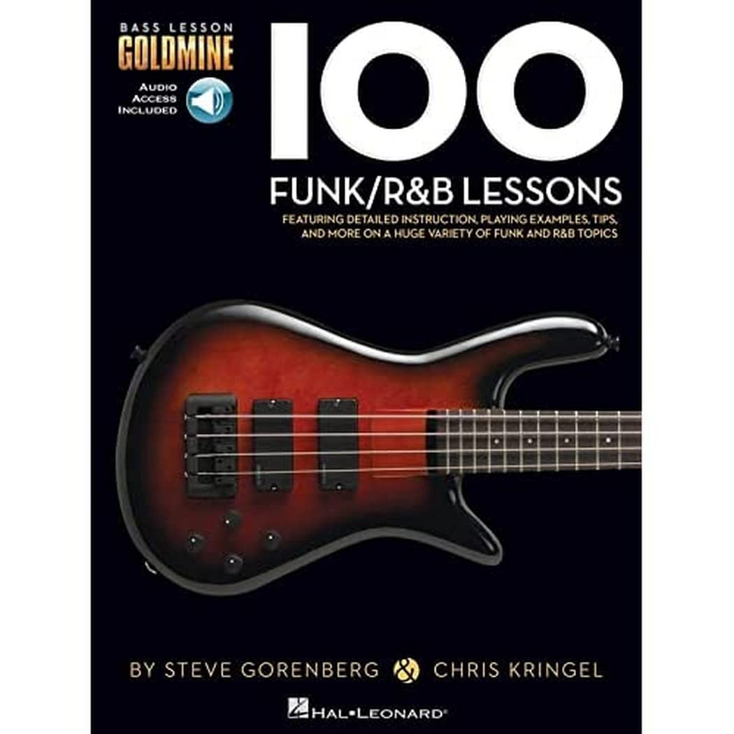Bass Lesson Goldmine: 100 Funk/R&B Lessons (Bass Lesson Goldmine Series) (Includes Online Access Code)