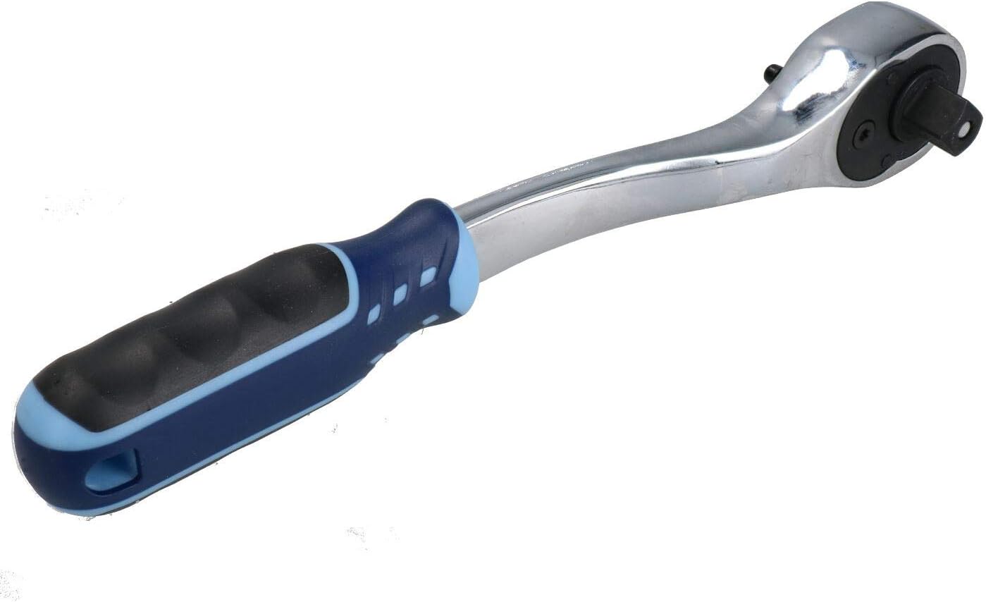 Extra Fine 90 Teeth Professional Ratchet 3/8"Dr Quick Release Socket Soft Grip