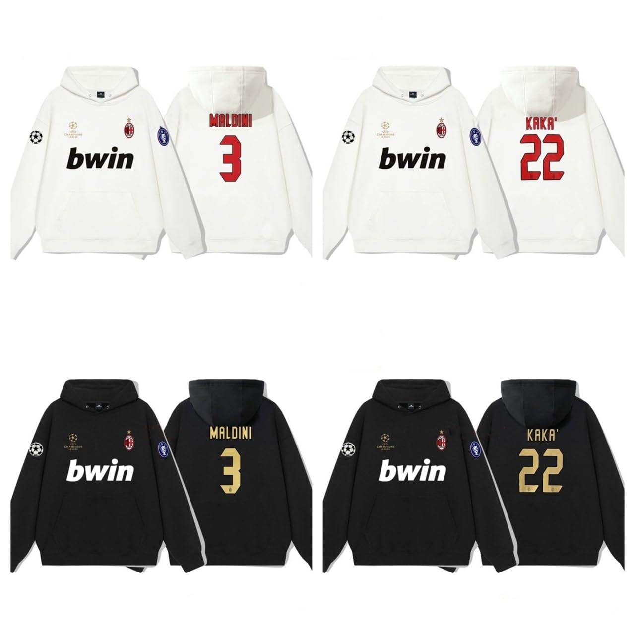 Amazon.co.jp: [LHUAV] ACミラン ユニフォーム パーカー カカ Kaká