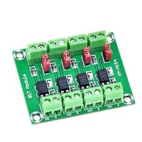 JZK PC817 4-Kanal Optokoppler Isolation Board Spannungswandler Adapter Modul 3.6-30V Treiber Photoelektrisches Isolierte Modul PC 817