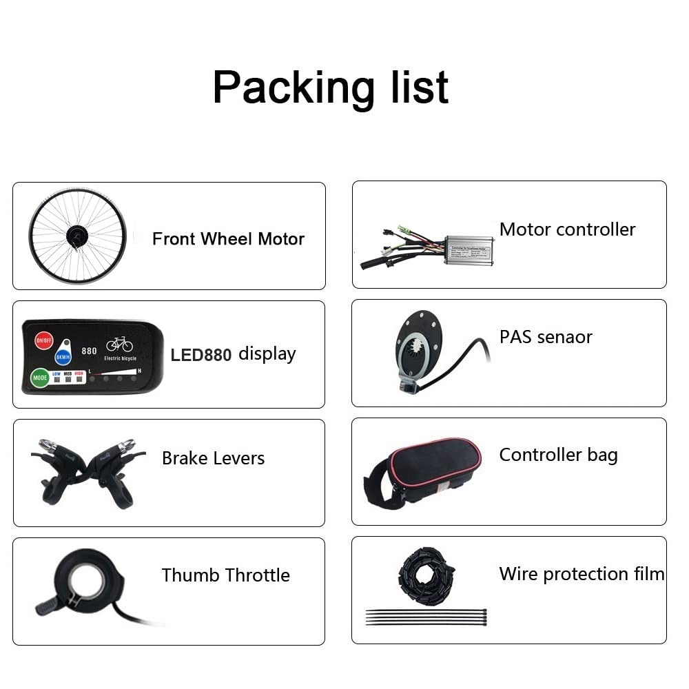 Amazon | RICETOO 36V / 48V 250W 16インチ/ 20インチ/ 24インチ/ 26