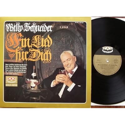 SCHNEIDER, WILLY / Ein Lied f&uuml;r Dich / 1962 / Bildh&uuml;lle / Karussell # 535 007 / Deutsche Pressung / 12" Vinyl Langspiel Schallplatte