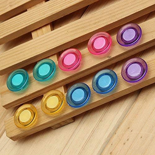 CraftDev Plastic Fridge Magnet (20 mm, Multicolour)
