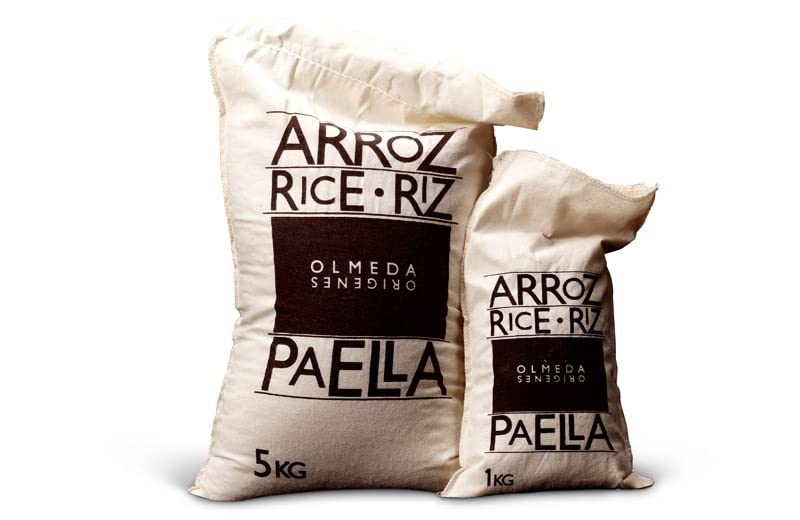 OLMEDA ORÍGENES - Arroz paella - Saco de algodón 1 Kg