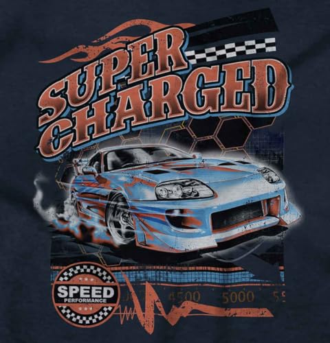 Brisco Brands Cool Super Charged Racecar Speed Toddler Boy Girl T Shirt2
