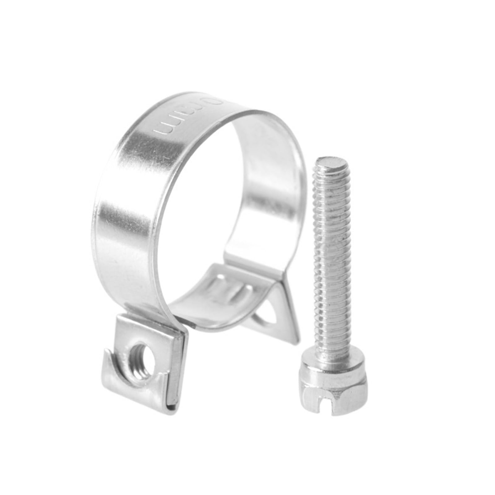 4 abrazaderas de manguera reforzadas de acero inoxidable 304, for tubo circular, for agua, combustible.(16 to 18mm)