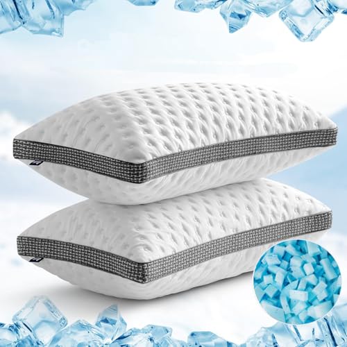 Set 2 Almohadas espuma viscoelástica Queen ajustable