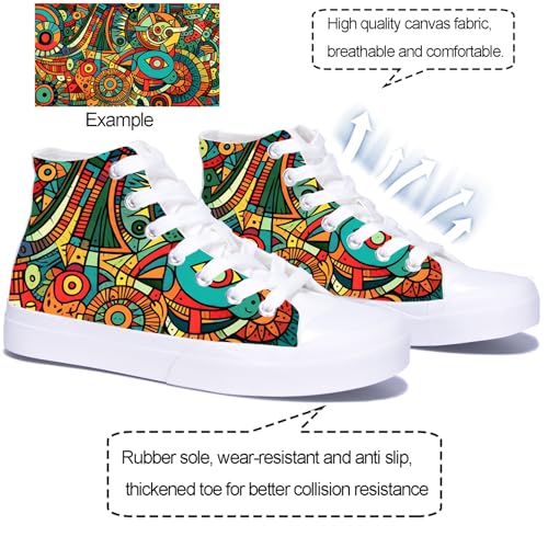 Women Fashion Sneakers Unisex Custom Personalized Design Patterns Printing Shoes with Photo Name Canvas Sneakers Customized Cosplay High-Top Shoes2
