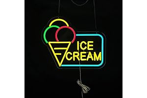 Ice Cream Neon Sign: Light up Your Sweet Dreams