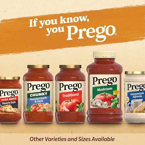 Image of Prego Pasta Italian Tomato Sauce with Roasted Garlic & Parmesan Cheese, 24 Oz, Pack of 24