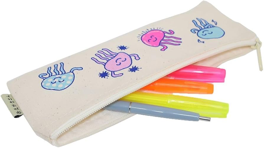 Amazon.co.jp: おえかきさん[ペンケース]スリムポーチ/くらげさん