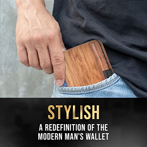 Image of TopMost Aluminum Wallet, Card Case Wallet, Metal RFID Credit Card Holder for Men & Women, 6 Cotton Slots for 10-12 Cards And Bills, Rfd Protective