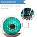 Petest Hamster Exercise Wheel, Silent Spinner Hamster Running Wheels, Diameter 6.7 inch, Green
