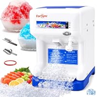 Amazon | かき氷機 電動 業務用 かきごおり機 氷削り器 120kg/h 2L大