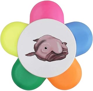 Azeeda 'Blobfish' Flower Shape Highlighter Pe...