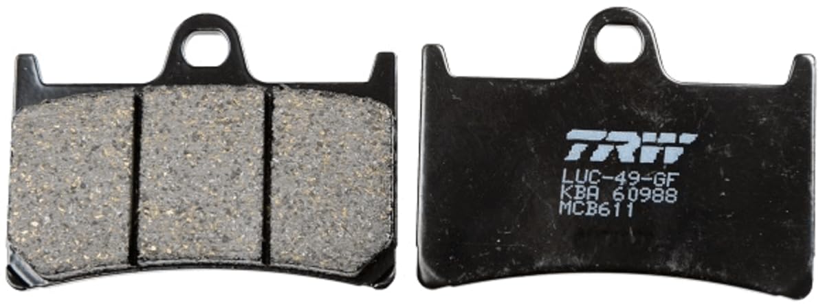 TRW MCB611 Organic Allround Kit de Plaquettes de Frein pour Yamaha FZ Essieu Avantet Autres Motos