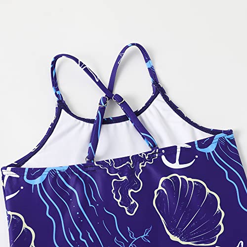 Image of Girls One Piece Swimsuit Recycled Fabric UPF50+ Bathing Suit for Kids