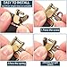 VVAAGG Metal Sling Swivel Mount 1.5 inch Two-Point Sling Attachment Clips