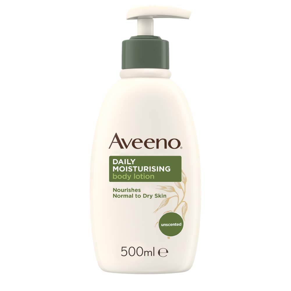 Aveeno Daily Moisturising Lotion, Moisturises for 24 Hours, Body Lotion for Normal to Dry Skin Care, 500ml