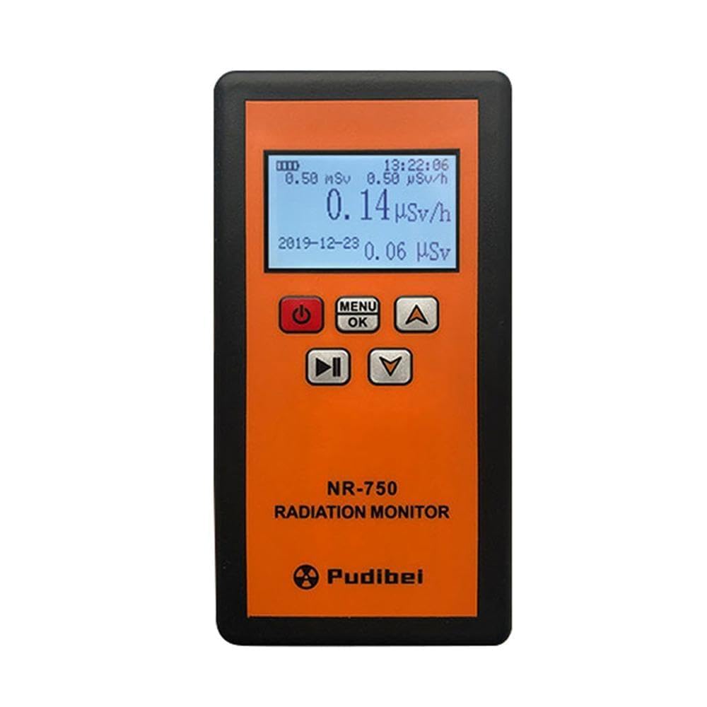 Nuklearstrahlungsdetektor Geigerzähler – TFT-Display, 8 Sprachen, Wiederaufladbar, Typ-C, Für Alpha, Beta, Gamma & Röntgen