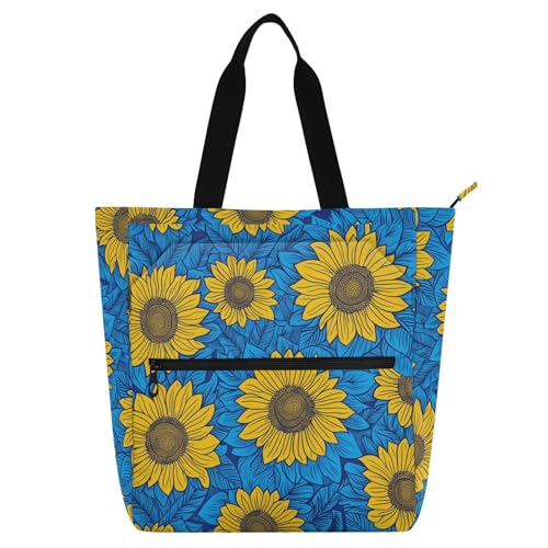 Bolsa para libros infantil con cremallera, color amarillo y fácil limpieza