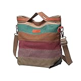 Diese Segeltuchschulterhandtasche ist groß, um ipad, A4 Zeitschrift, Energiebank, Handy, Geldbeutel / Mappe, Schlüssel und andere Wesensmerkmale zu speichern.
