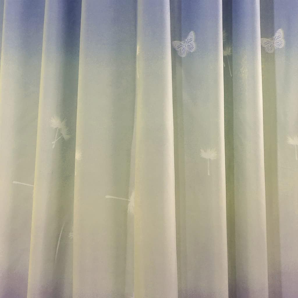 Canopy Bed Curtains - 4 Corner Post Bed Curtains Twin/Full/Queen/King Bed Drapes Bed Canopy for Adults & Girls Bed Bedroom Decoration (Gradient-Green, 47" W x 78" L (Pack of 1))