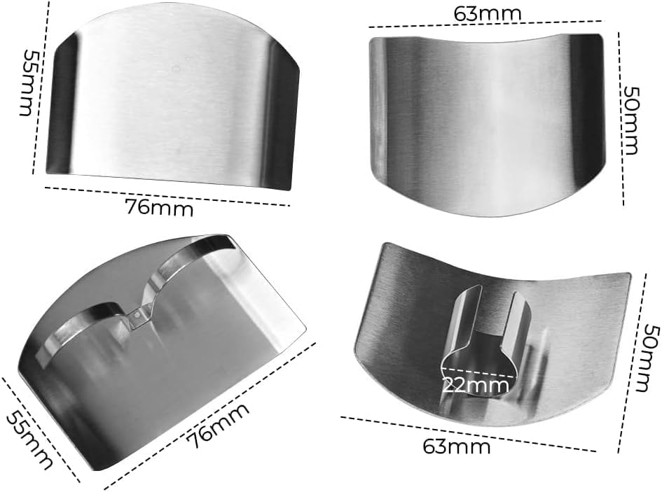 Miniatura 4 de Protector de dedos de acero inoxidable, 2024 nuevo protector de mano para cortar alimentos, herramienta de cortar dedos, protectores de dedos al