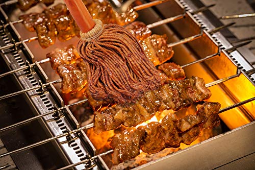 12" Bbq Sauce Basting Mops & Brushes For Roasting Or Grilling, Apply Barbeque, Marinade Or Glazing, Cotton Fiber Head And Hardwood Handle, Dish Mop Style, Perfect For Cooking Or Cleaning - Pack Of 3 #TOP5