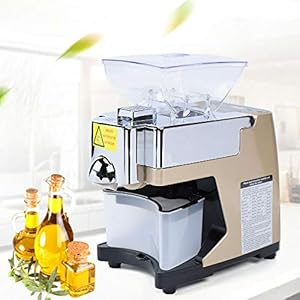 Fully Automatic Oil Press Machine,530W Household Cold/Hot Oil Extractor Machine for Peanut Sesame Sunflower Coconut Soybean etc,Organic Oil Expeller for Home and Kitchen