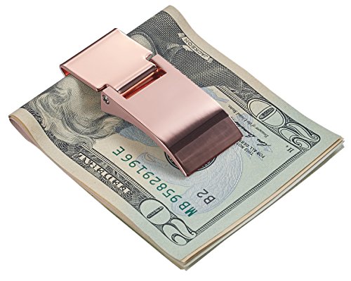 Visol Personalized Calvin Rose Gold Money Clip with Free Engraving3
